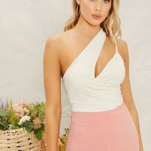 One Shoulder cut out top